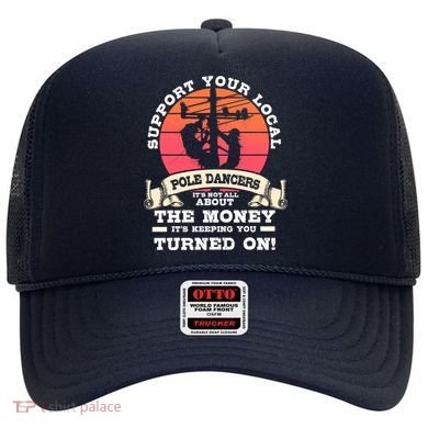 Lineman Gifts Line Worker Image On Back Of Hat