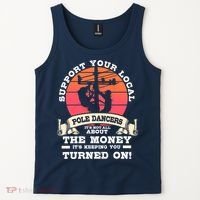 Lineman Gifts Line Worker Image On Back Of Tank Top thumb 2