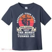 Lineman Gifts Line Worker Image On Back Of Toddler T-Shirt thumb 0