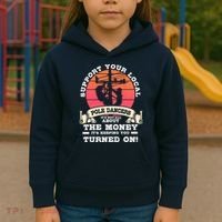 Lineman Gifts Line Worker Image On Back Of Kids Hoodie thumb 3