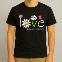 Love Grandma Life Cute Matching Family T-Shirt thumb 3