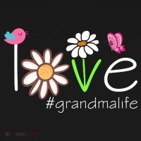 Love Grandma Life Cute Matching Family Women's Hoodie thumb 2