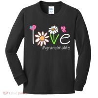 Love Grandma Life Cute Matching Family Kids Long Sleeve Shirt thumb 0