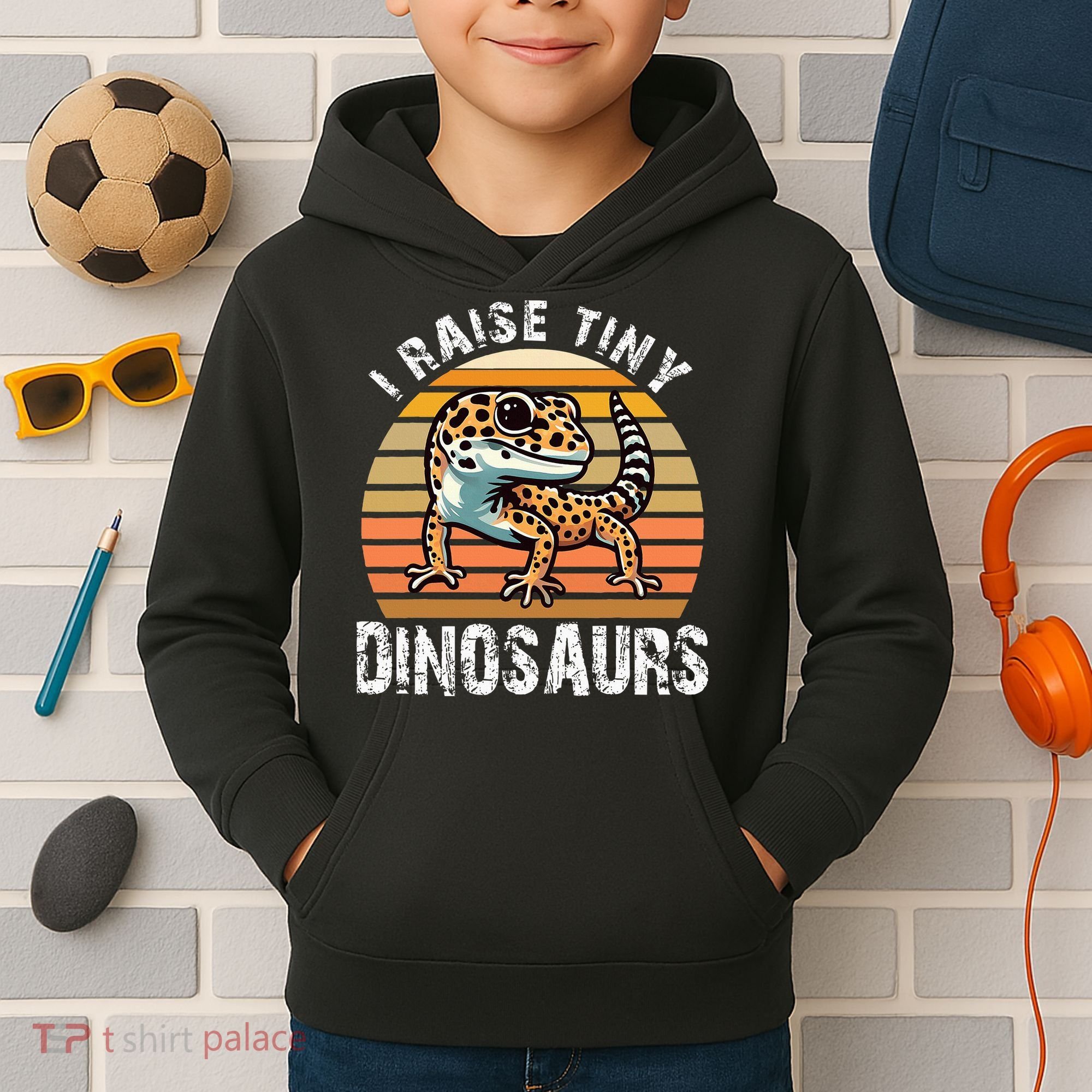 Leopard Gecko Kids Hoodie