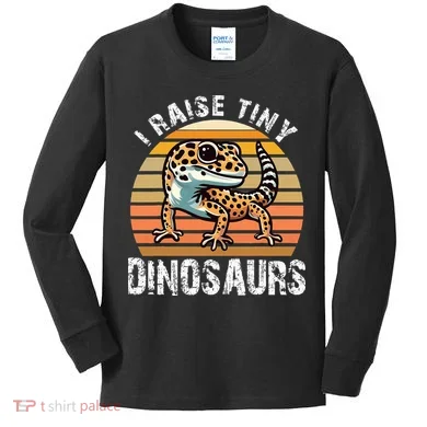 Leopard Gecko Kids Long Sleeve Shirt
