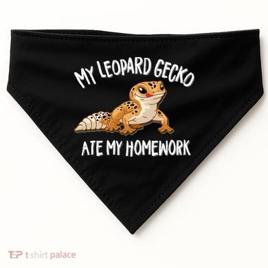 Leopard Gecko USA-Made Doggie Bandana