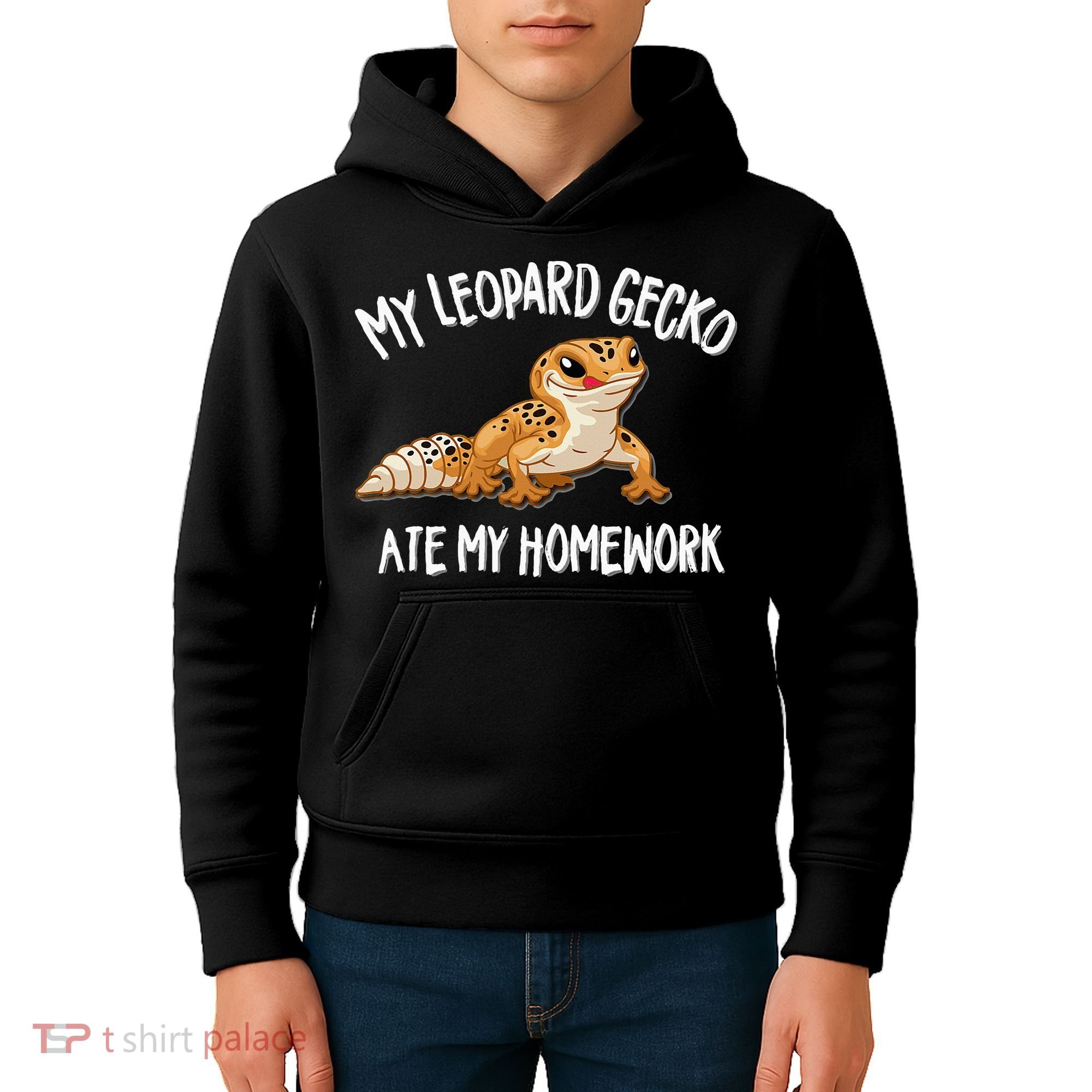 Leopard Gecko Kids Hoodie