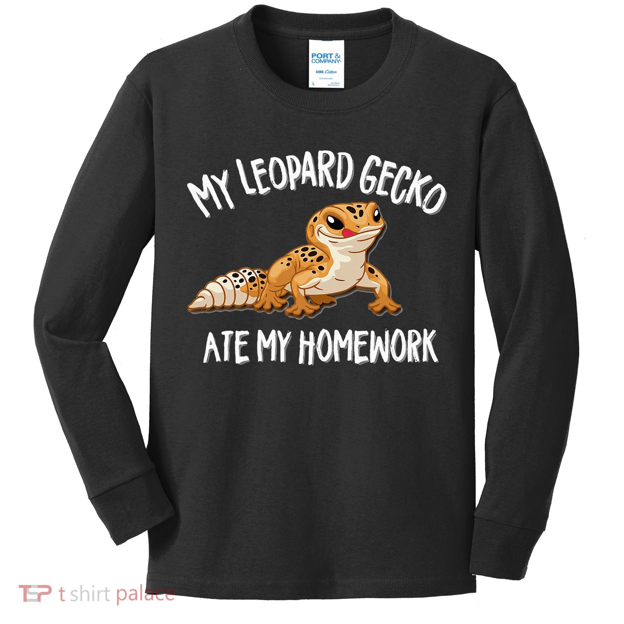 Leopard Gecko Kids Long Sleeve Shirt