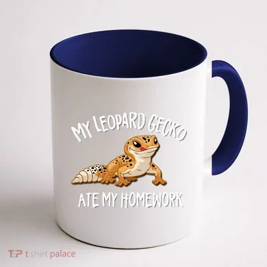 Leopard Gecko Coffee Mug back