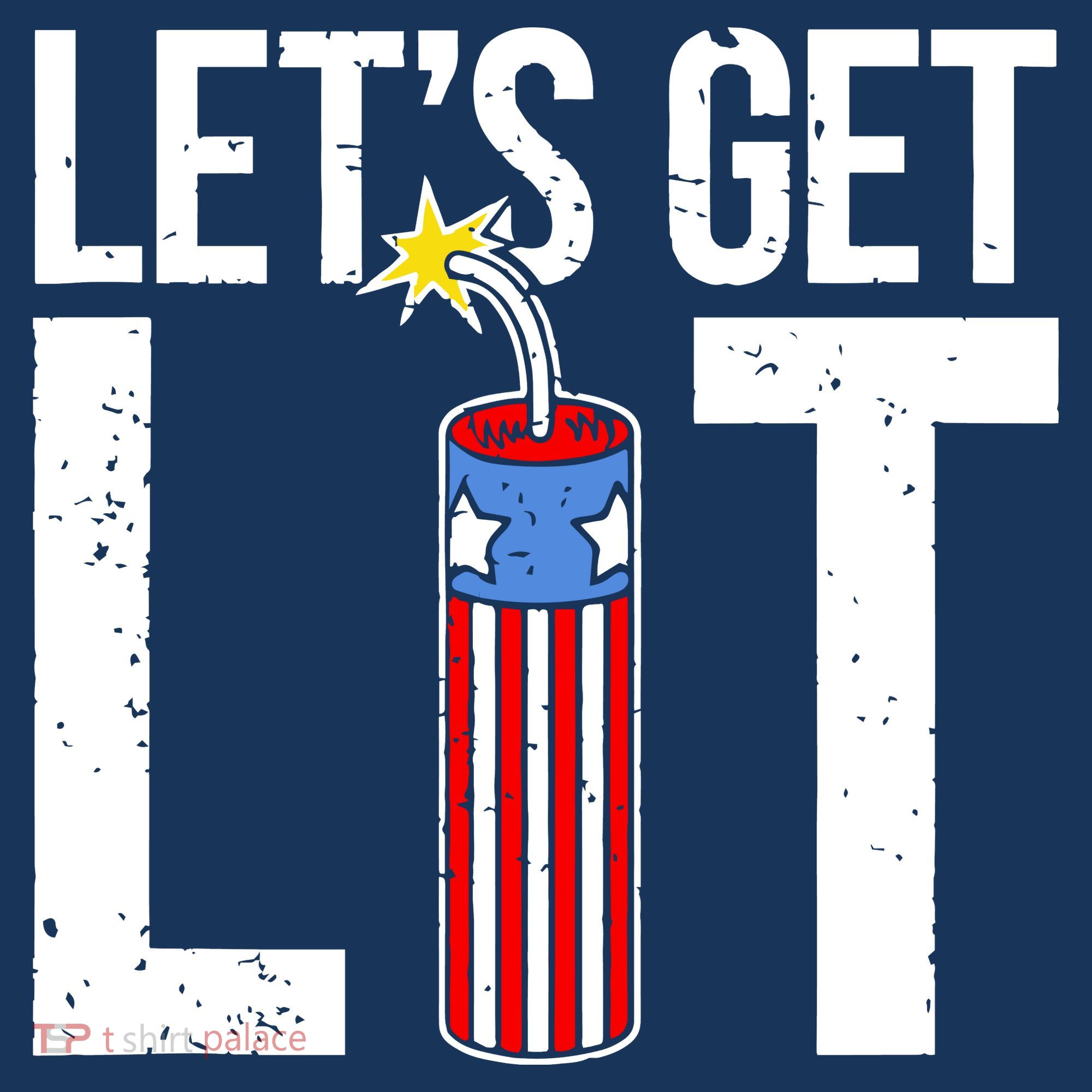 Lets Get Lit Fireworks 4th Of July Merica USA Flag Women's Hoodie