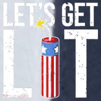 Lets Get Lit Fireworks 4th Of July Merica USA Flag Sport-Tek Competitor United Soccer Jersey thumb 4