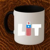 Lets Get Lit Fireworks Firecracker Funny Fourth 4th Of July Coffee Mug thumb 2