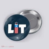 Lets Get Lit Fireworks Firecracker Funny Fourth 4th Of July Button thumb 0