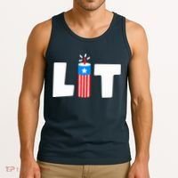 Lets Get Lit Fireworks Firecracker Funny Fourth 4th Of July Tank Top thumb 3