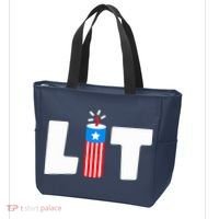 Lets Get Lit Fireworks Firecracker Funny Fourth 4th Of July Tote Bag thumb 3