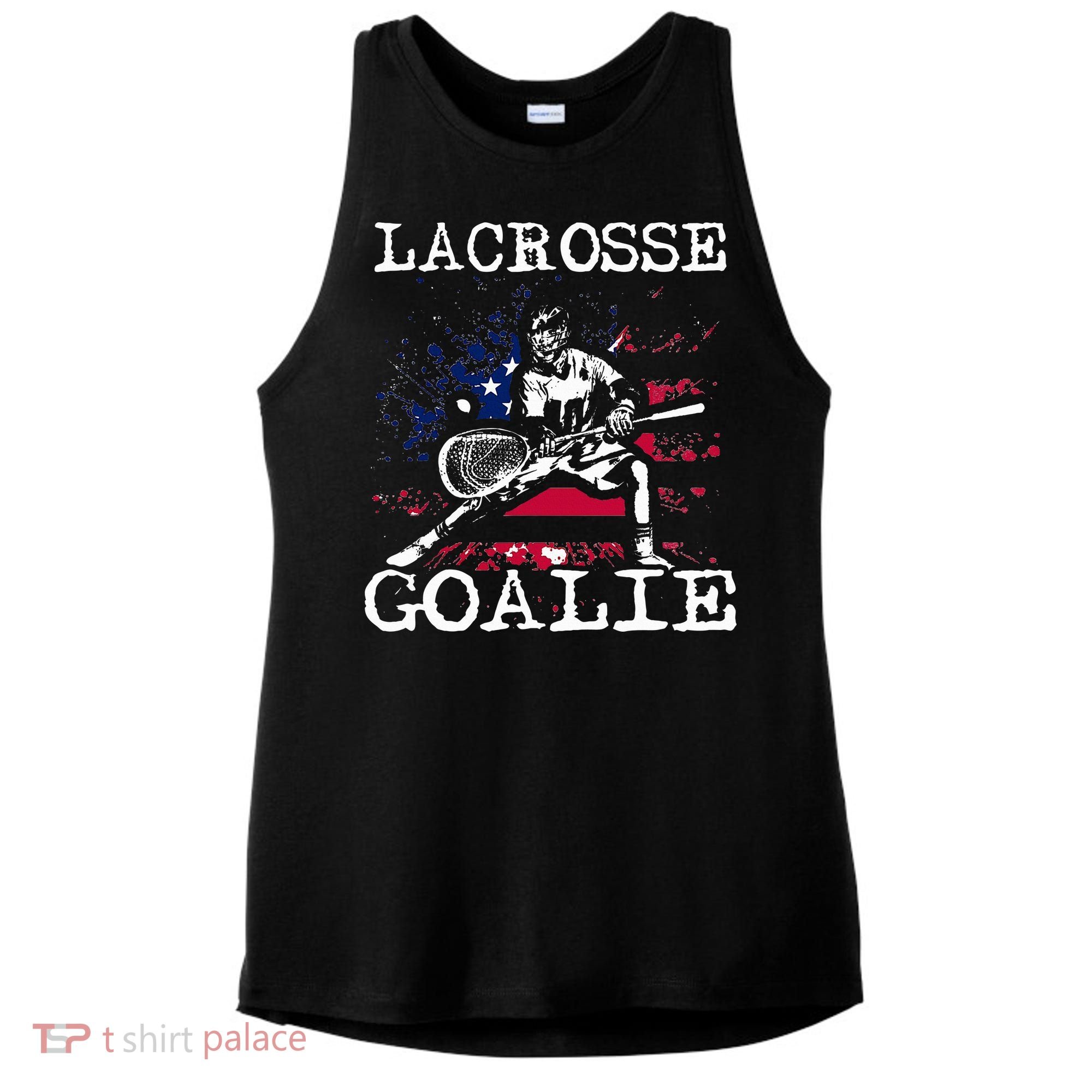 Lacrosse Goalie Lax Goalkeeper Ladies PosiCharge Tri-Blend Wicking Tank