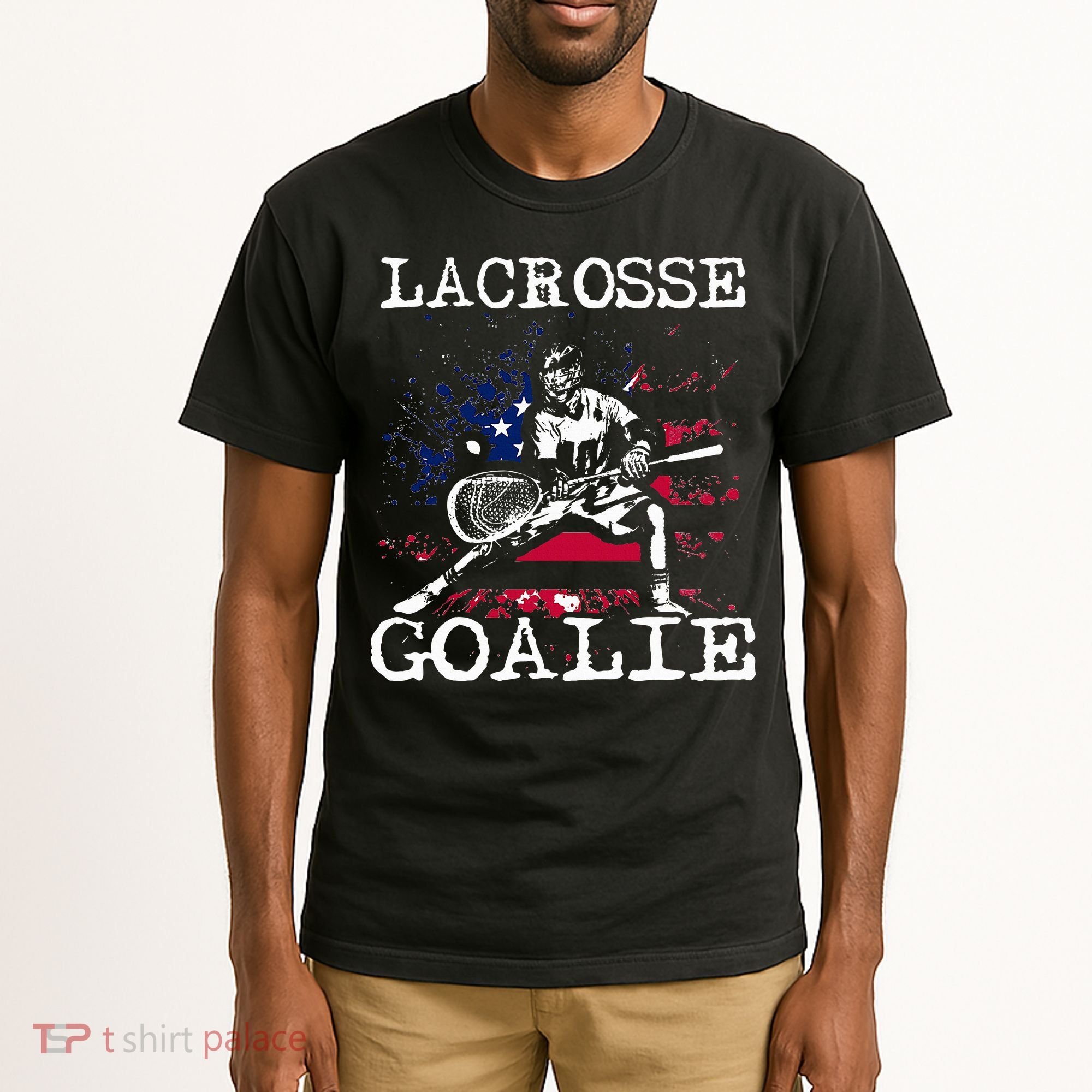 Lacrosse Goalie Lax Goalkeeper Tall T-Shirt