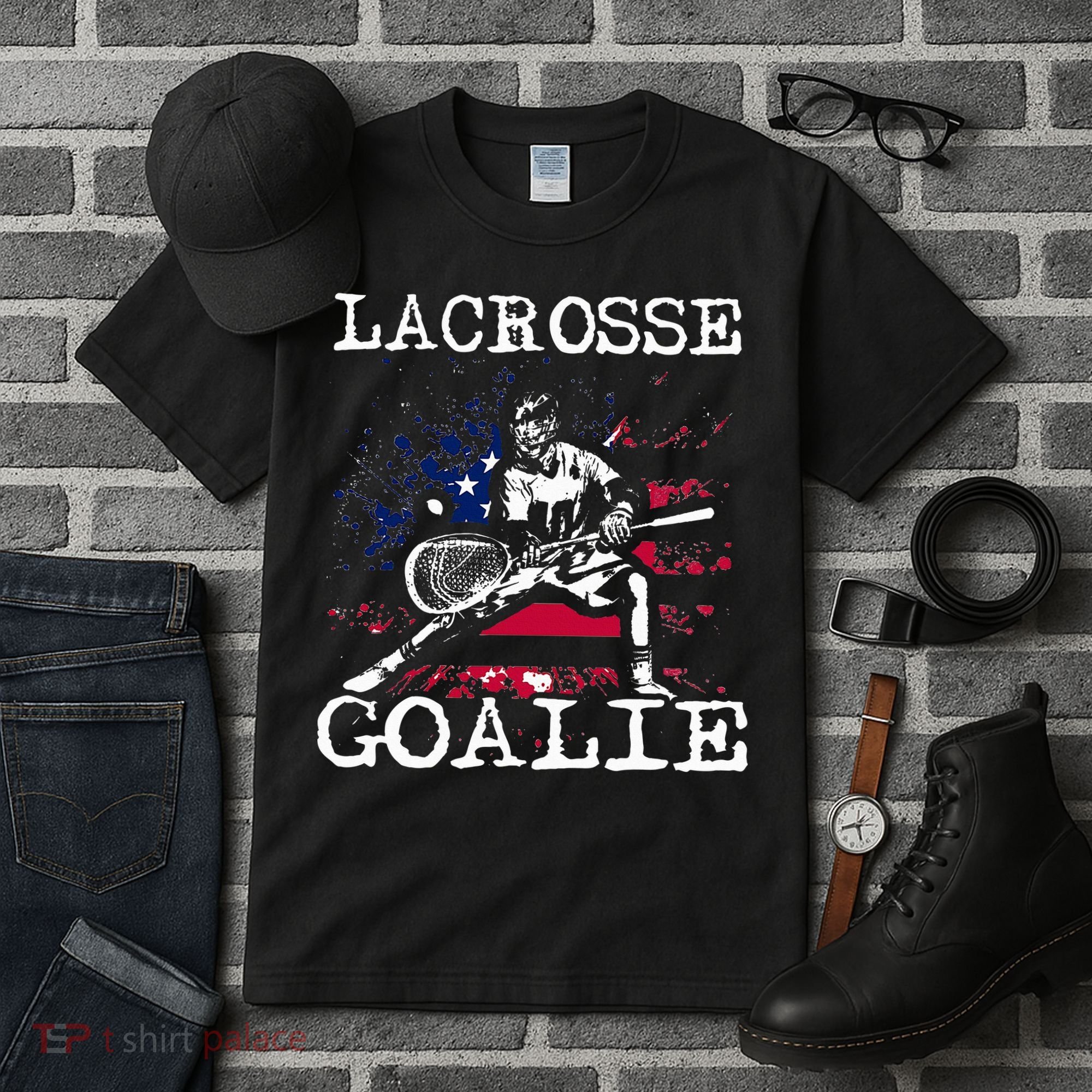 Lacrosse Goalie Lax Goalkeeper Tall T-Shirt