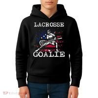 Lacrosse Goalie Lax Goalkeeper Kids Hoodie thumb 4