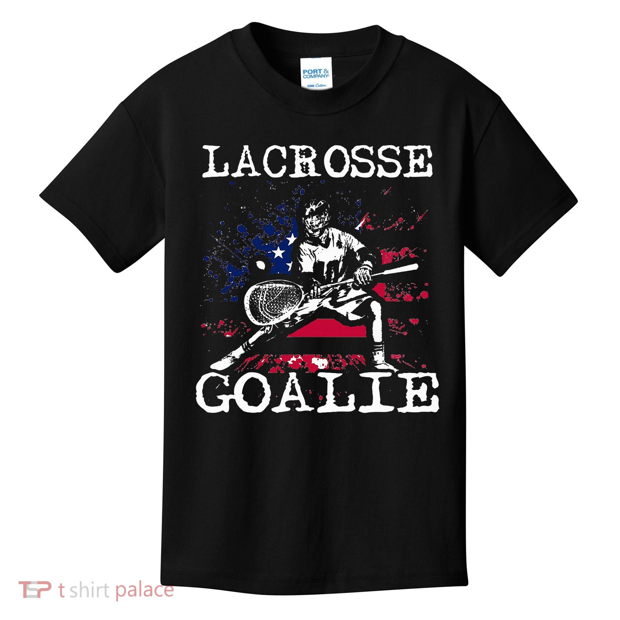 Lacrosse Goalie Lax Goalkeeper Kids T-Shirt