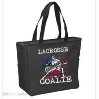 Lacrosse Goalie Lax Goalkeeper Tote Bag thumb 2