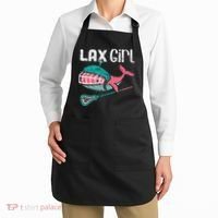 Lax Girl Lacrosse Whale Cute Sport Player Goalie Apron thumb 2
