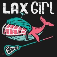 Lax Girl Lacrosse Whale Cute Sport Player Goalie T-Shirt thumb 7