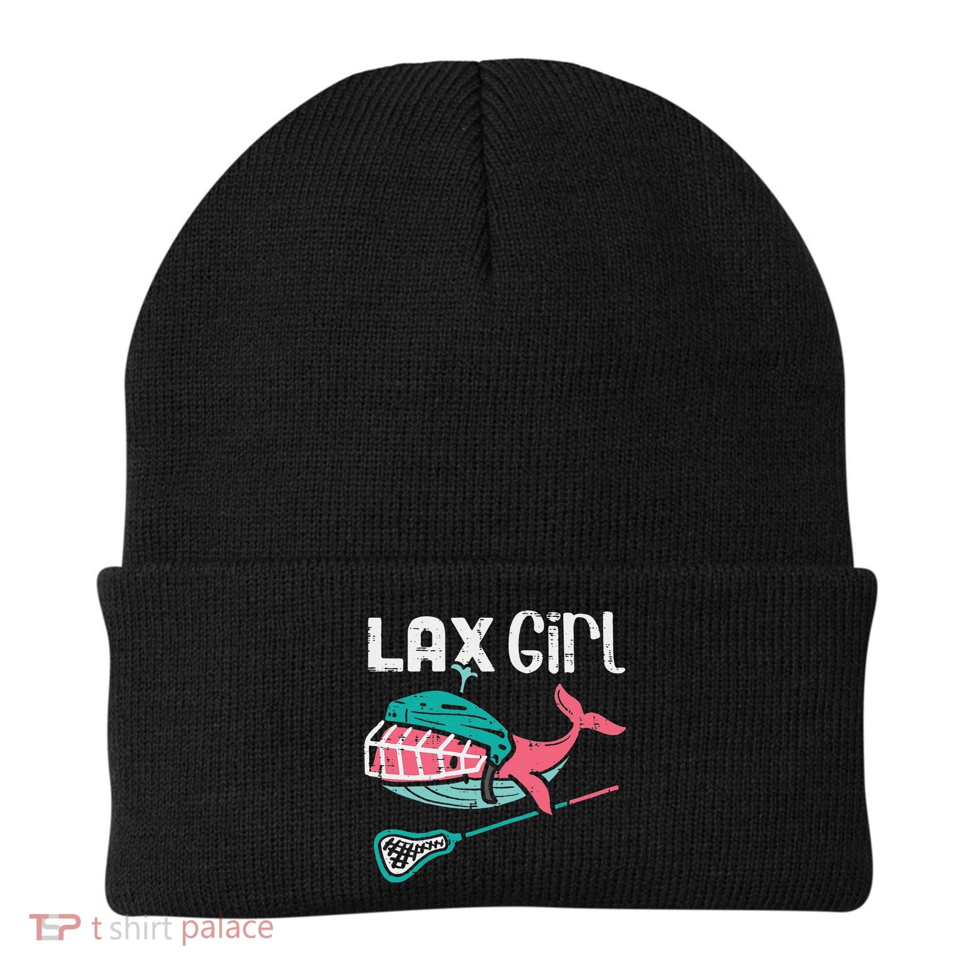 Lax Girl Lacrosse Whale Cute Sport Player Goalie Beanie