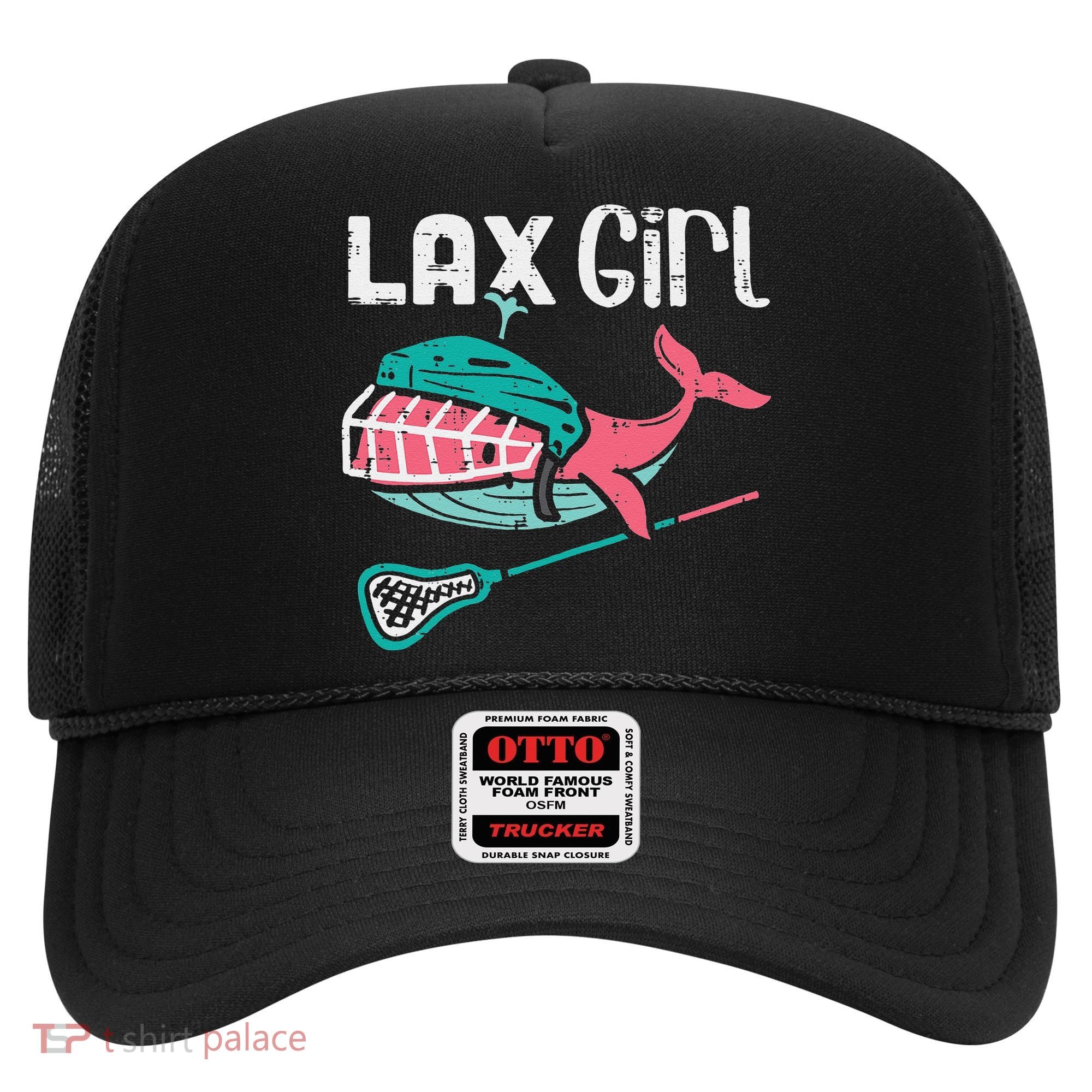 Lax Girl Lacrosse Whale Cute Sport Player Goalie Hat