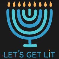 Let's Get Lit Menorah Jewish Funny Ugly Hanukkah Jew  Apron thumb 3
