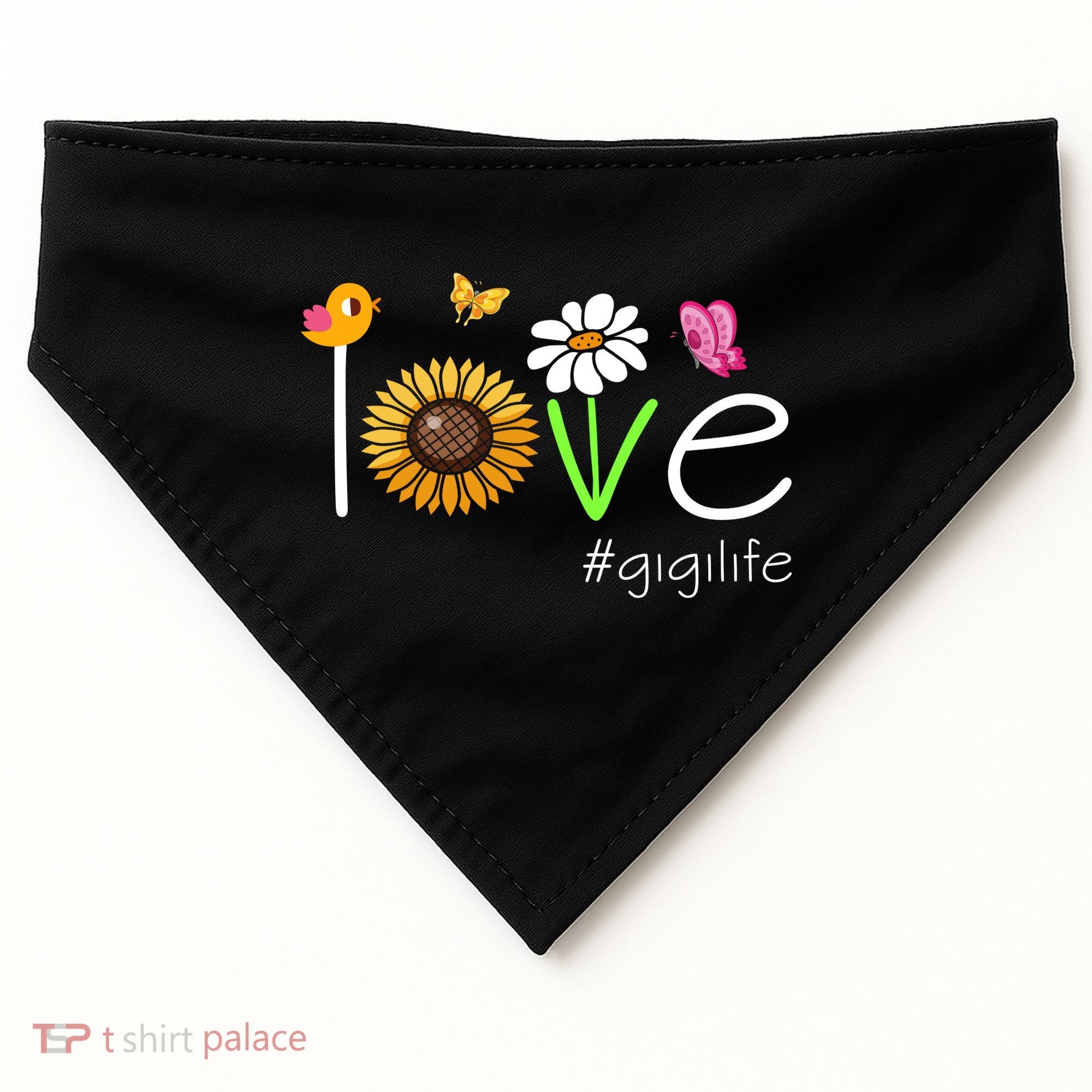 Love Gigi Life Cute Matching Family USA-Made Doggie Bandana