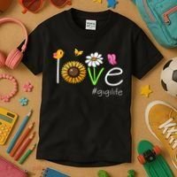 Love Gigi Life Cute Matching Family Kids T-Shirt thumb 3