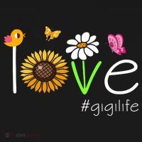 Love Gigi Life Cute Matching Family Kids T-Shirt thumb 4