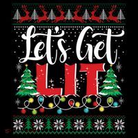 Lets Get Lit Christmas Lights Ugly Sweater Xmas Ing Gift Coffee Mug thumb 5