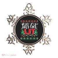 Lets Get Lit Christmas Lights Ugly Sweater Xmas Ing Gift Ornament thumb 0
