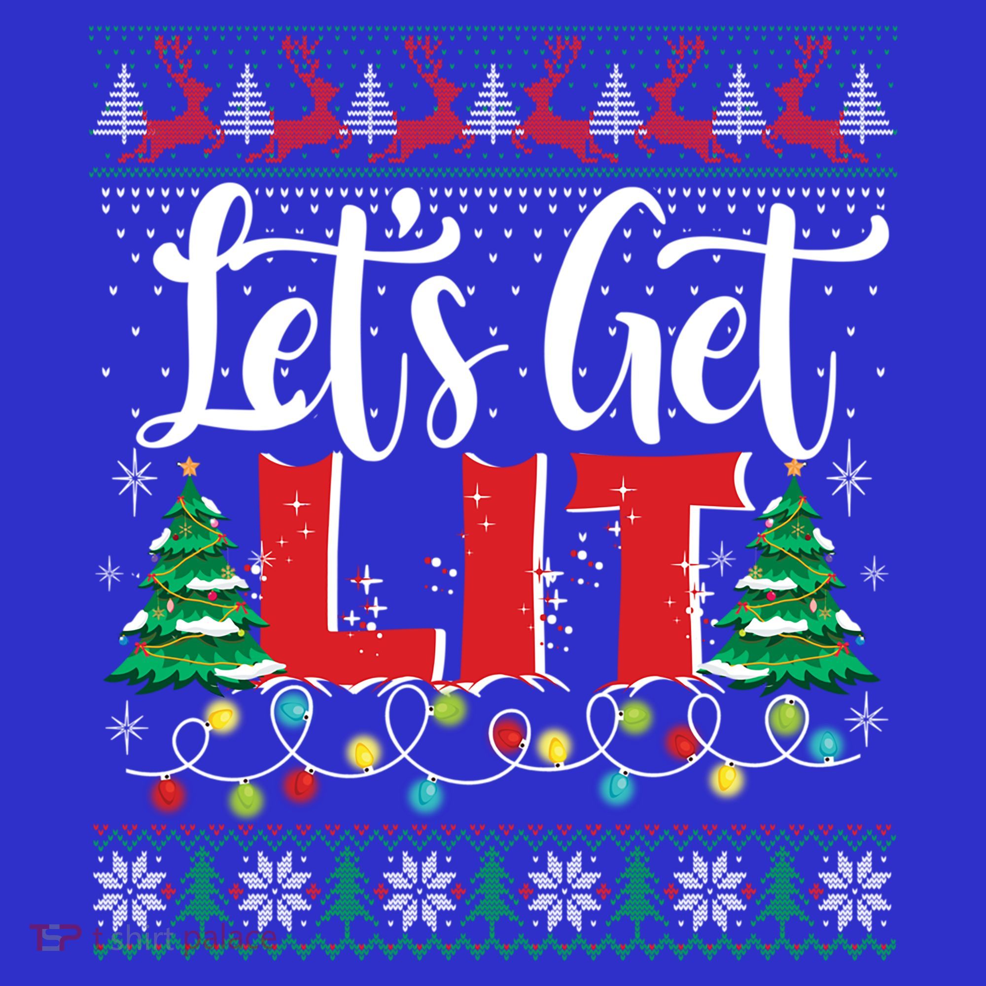 Lets Get Lit Christmas Lights Ugly Sweater Xmas Ing Gift Visor