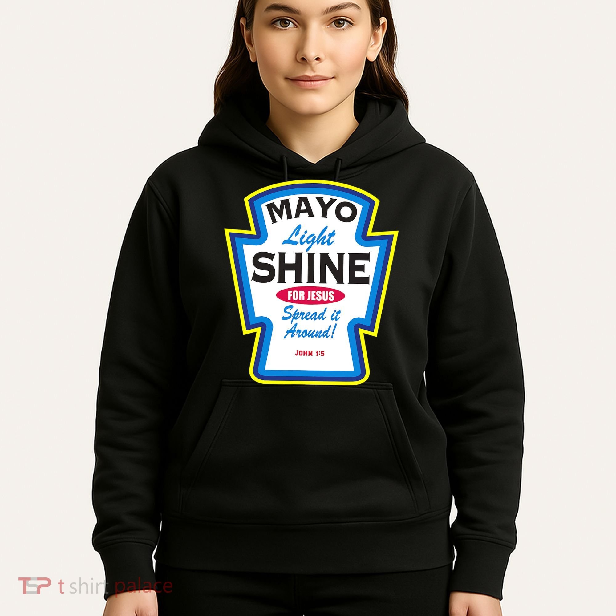 Love God Love Funny Christian Hoodie