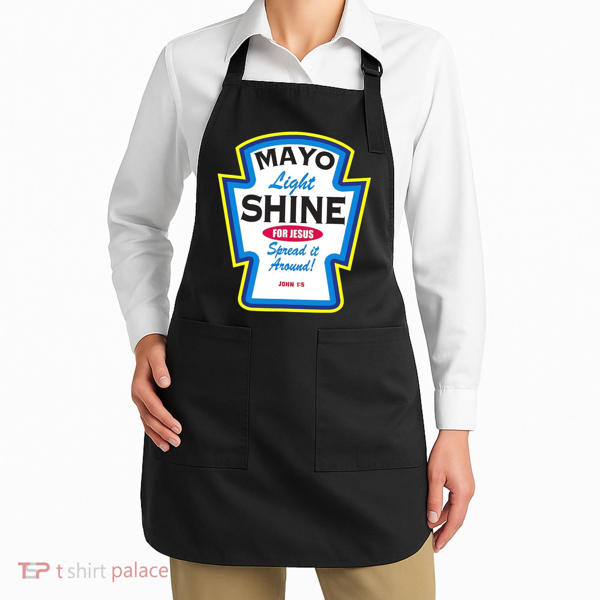 Love God Love Funny Christian Apron