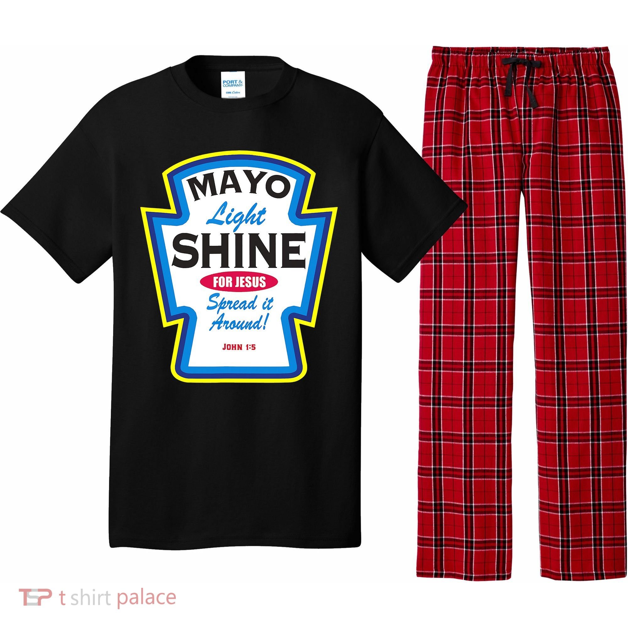 Love God Love Funny Christian Pajama Set