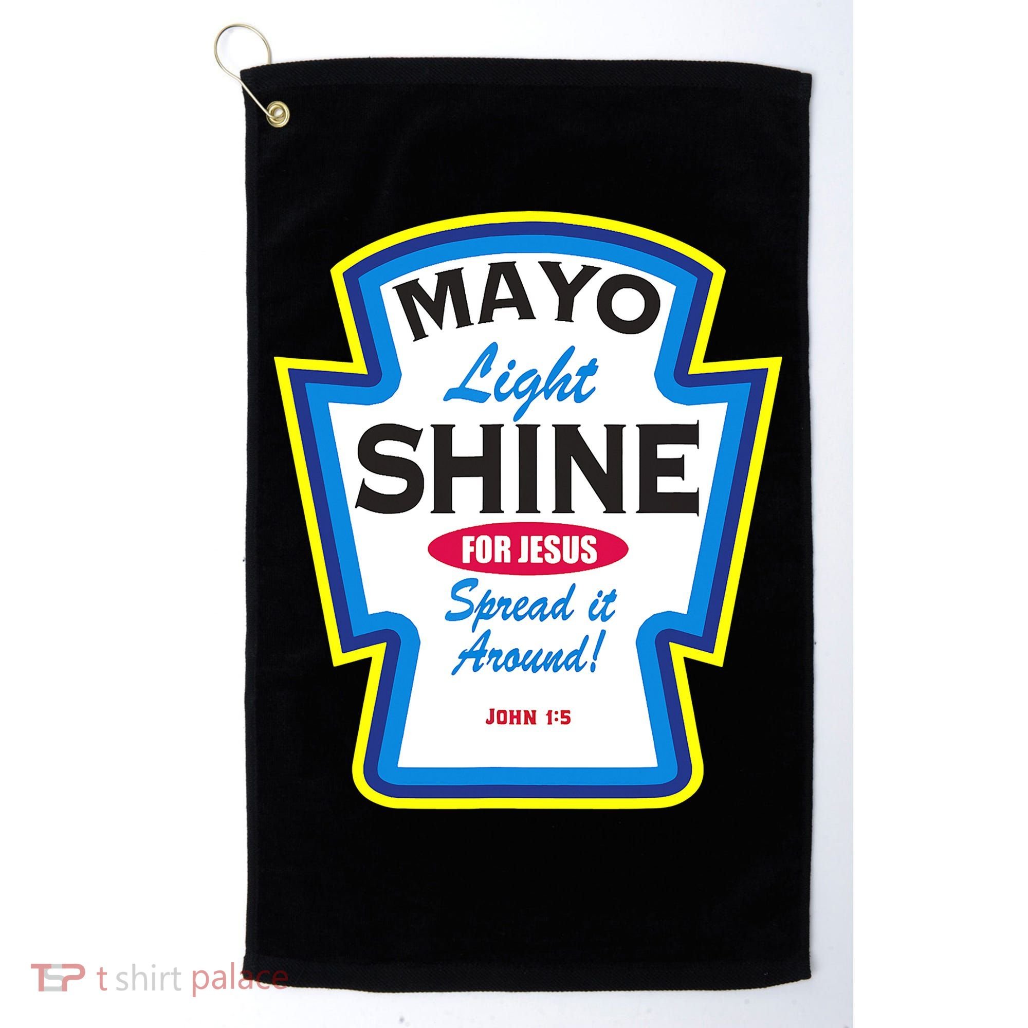 Love God Love Funny Christian Golf Towel