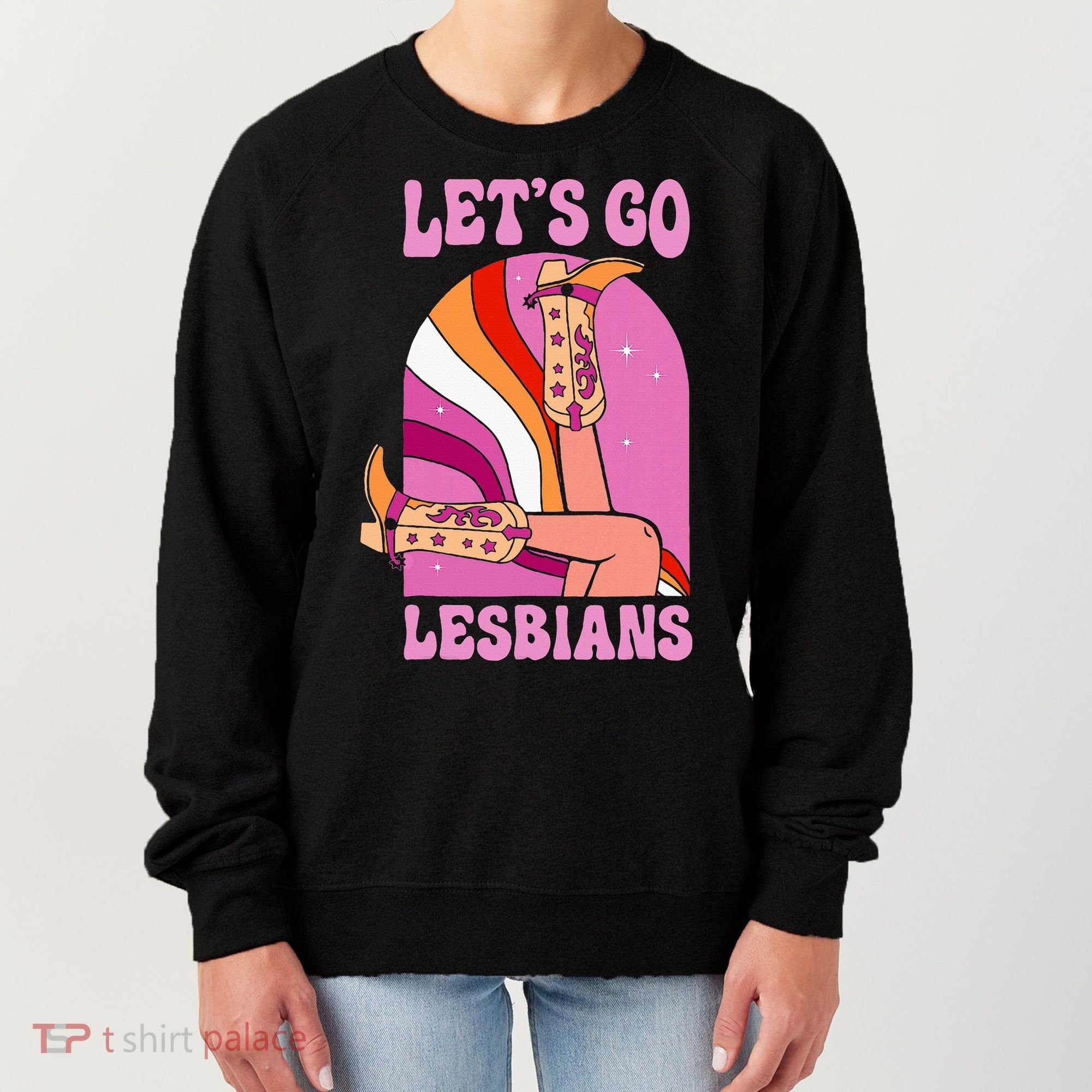 LetS Go Lesbians Lgbtq Lesbian Pride Month Women's Sweatshirt
