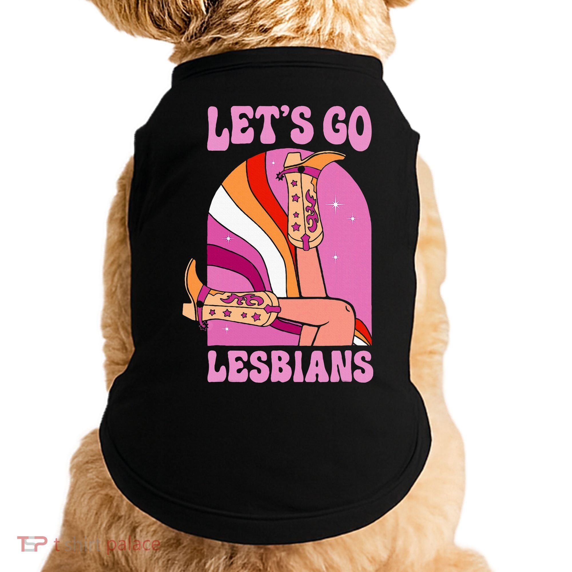 LetS Go Lesbians Lgbtq Lesbian Pride Month Doggie Tank