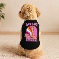 LetS Go Lesbians Lgbtq Lesbian Pride Month Doggie Tank thumb 2