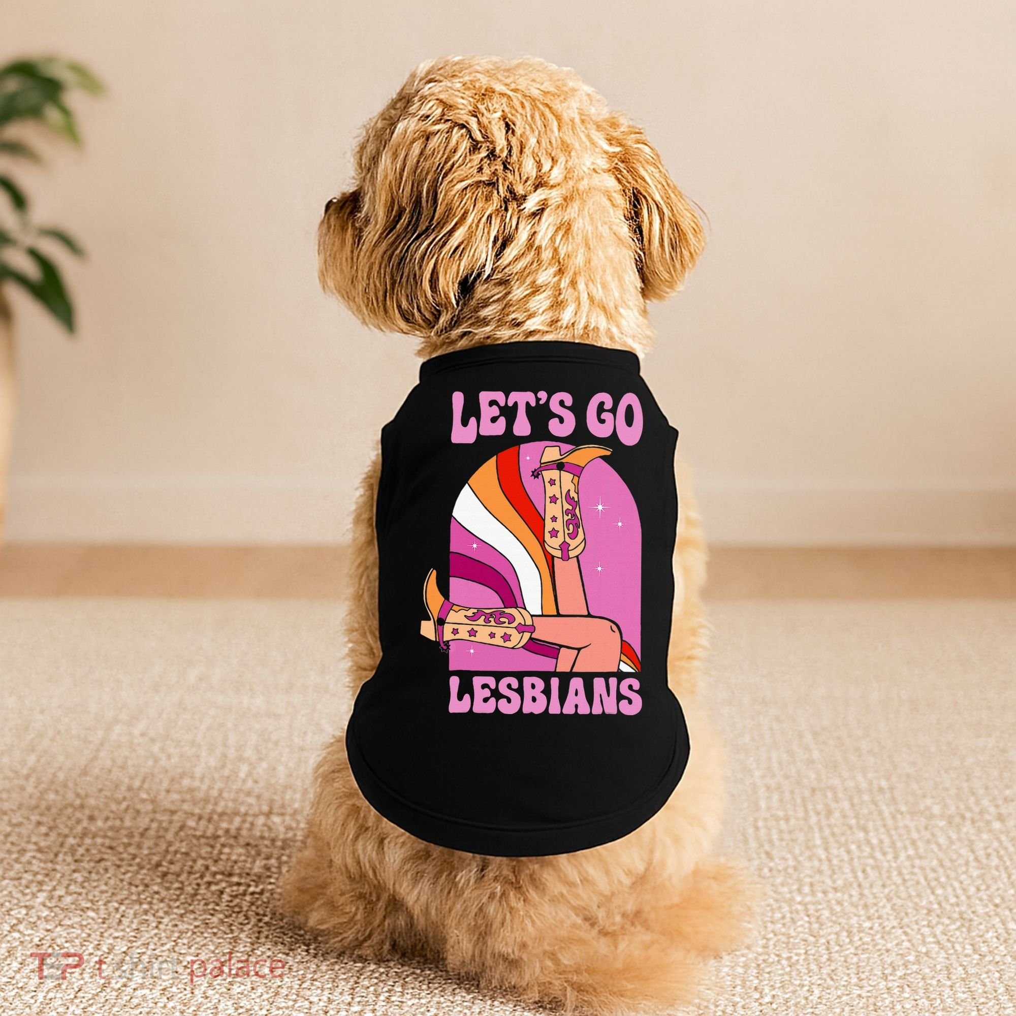 LetS Go Lesbians Lgbtq Lesbian Pride Month Doggie Tank