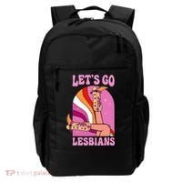 LetS Go Lesbians Lgbtq Lesbian Pride Month Backpack thumb 0