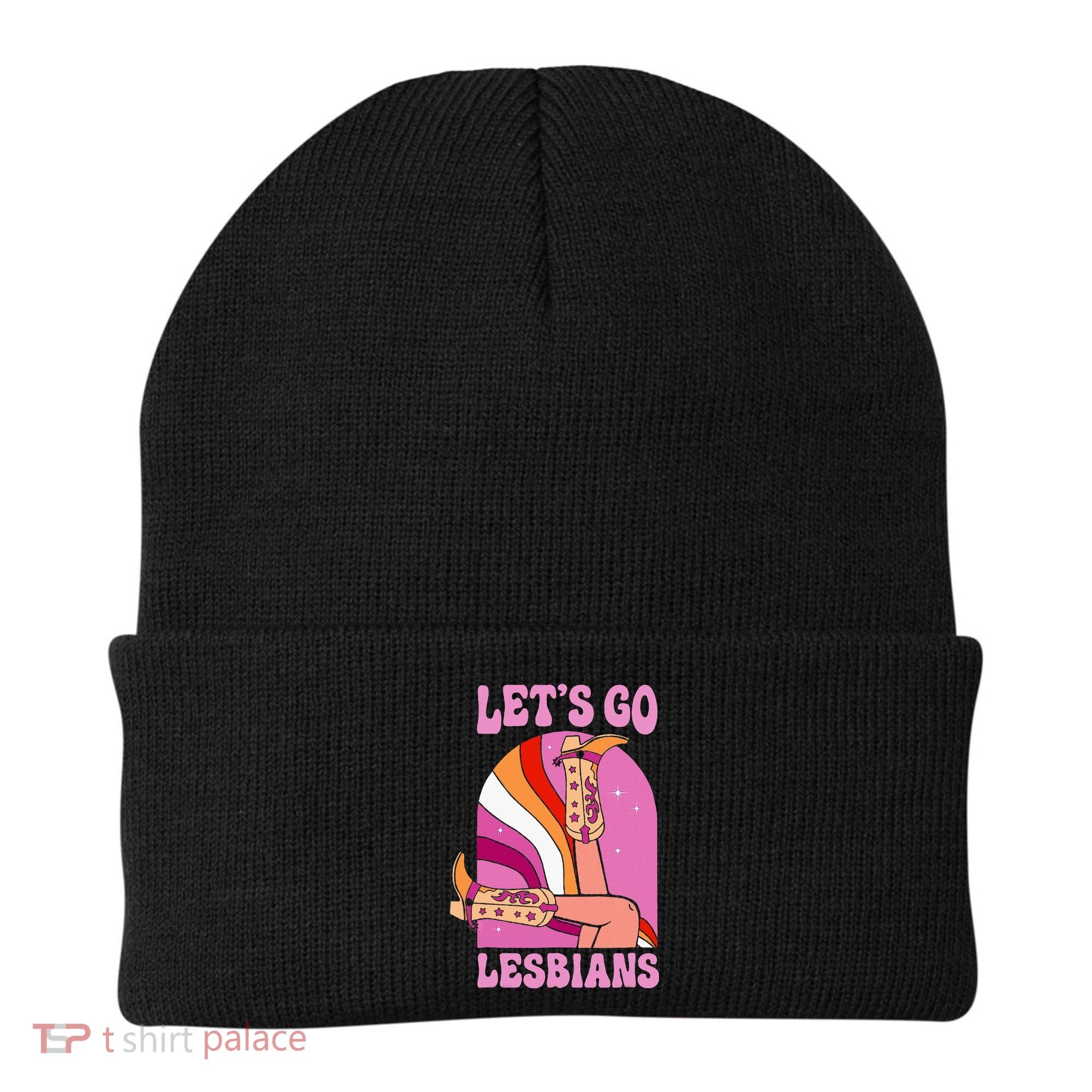 LetS Go Lesbians Lgbtq Lesbian Pride Month Beanie