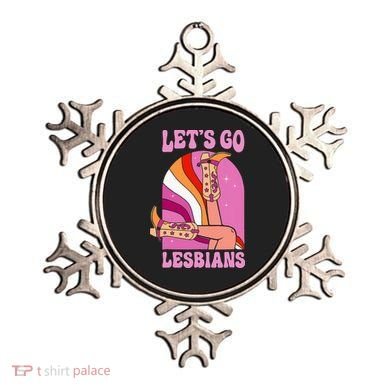 LetS Go Lesbians Lgbtq Lesbian Pride Month Ornament