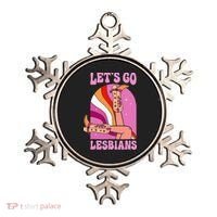LetS Go Lesbians Lgbtq Lesbian Pride Month Ornament thumb 0