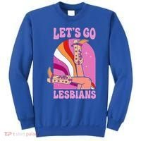 LetS Go Lesbians Lgbtq Lesbian Pride Month Sweatshirt thumb 0