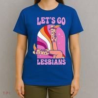 LetS Go Lesbians Lgbtq Lesbian Pride Month T-Shirt thumb 4